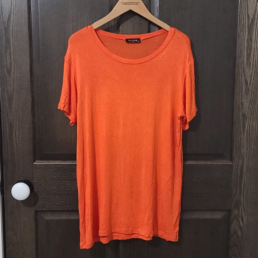 Orange Basic Tee